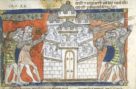 Gog and Magog besiege the City of Saints - Old French Apocalypse in verse, Toulouse