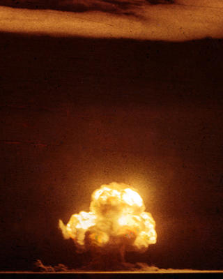 The Trinity explosion in 1945