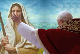 Ratzinger intentando silenciar a Dios